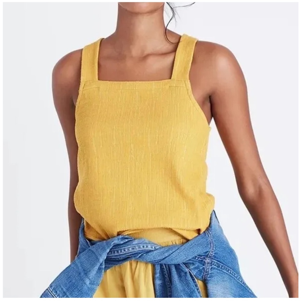 Madewell Apron Cross-Back top